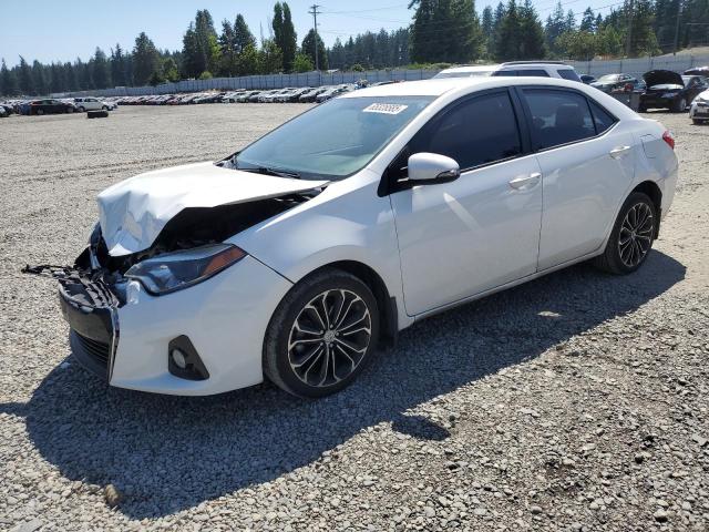 TOYOTA COROLLA L 2016 white  gas 2T1BURHE6GC696686 photo #1