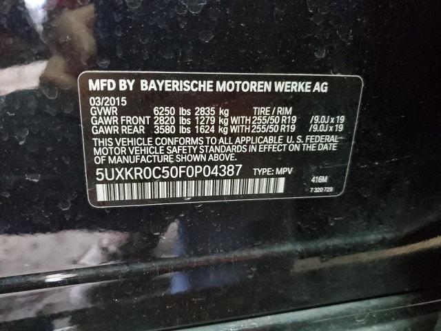 5uxkr0c50f0p04387 - 2015 Bmw x5 xdrive35i - #64004105