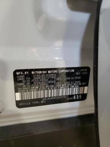 2023 MITSUBISHI OUTLANDER JA4J4UA84PZ020143