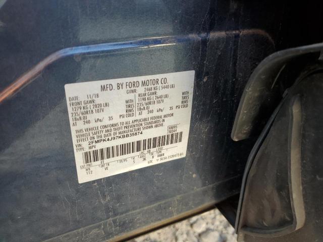 2019 FORD EDGE SEL - 2FMPK4J97KBB35874