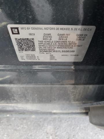 2020 CHEVROLET BLAZER 2LT 3GNKBCRS7LS530169