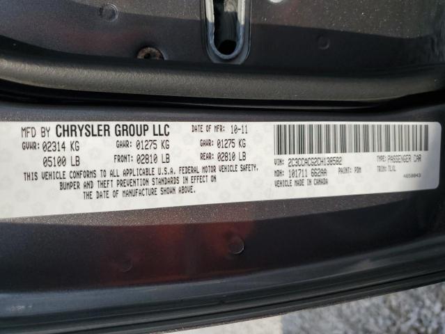 2012 CHRYSLER 300 LIMITE - 2C3CCACG2CH138582