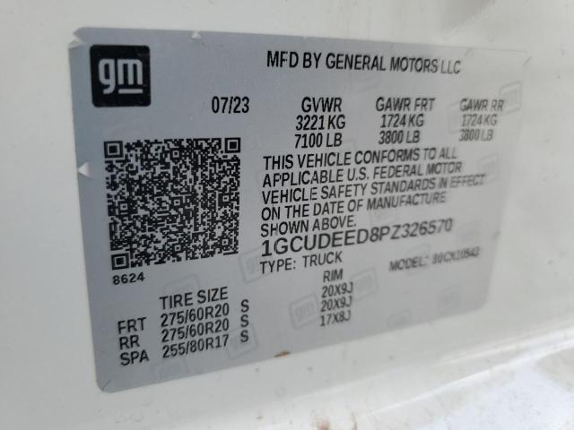 2023 CHEVROLET SILVERADO - 1GCUDEED8PZ326570