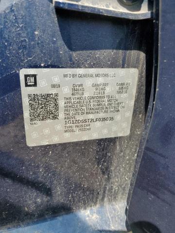 2020 CHEVROLET MALIBU LT 1G1ZD5ST2LF035035