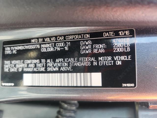 2017 VOLVO V60 T5 PRE YV140MEK7H1350776