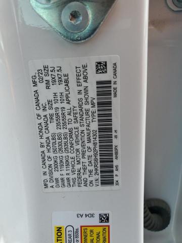 2023 HONDA CR-V SPORT 2HKRS6H92PH814302