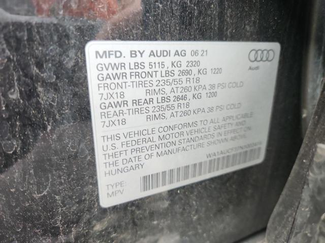 2022 AUDI Q3 PREMIUM WA1AUCF37N1002416