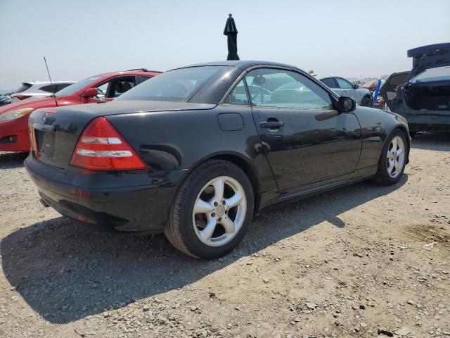 MERCEDES-BENZ SLK 320 2004 black roadster gas WDBKK65F74F300588 photo #4