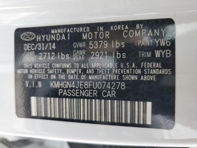 2015 HYUNDAI GENESIS 3. KMHGN4JE8FU074278