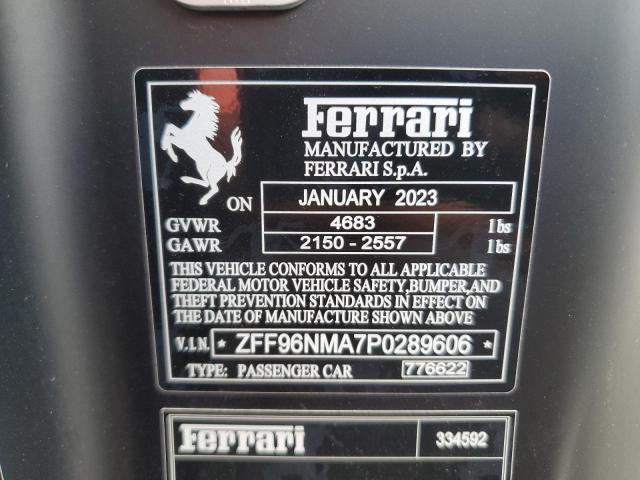 2023 FERRARI SF 90 SPID ZFF96NMA7P0289606