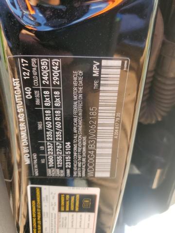 2018 MERCEDES-BENZ GLC 300 WDC0G4JB3JV062185