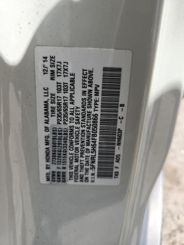 2015 HONDA ODYSSEY EX 5FNRL5H64FB050866