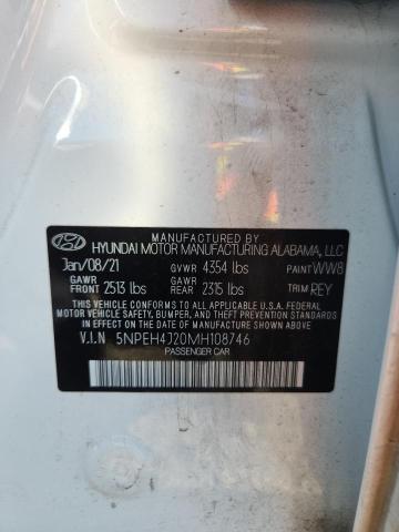 2021 HYUNDAI SONATA LIM 5NPEH4J20MH108746