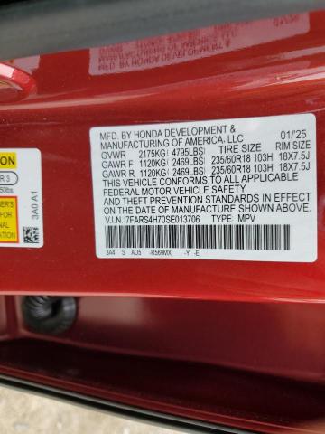 2025 HONDA CR-V EXL - 7FARS4H70SE013706