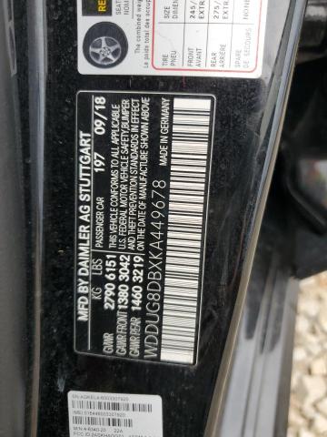 2019 MERCEDES-BENZ S 560 WDDUG8DBXKA449678