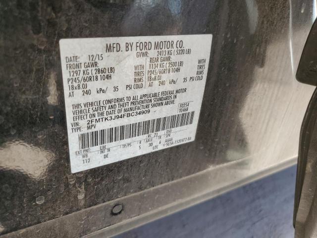 2015 FORD EDGE SEL - 2FMTK3J94FBC34909