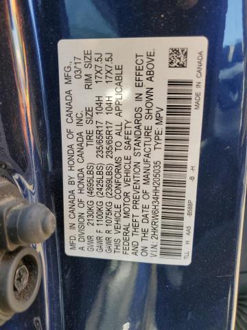 2017 HONDA CR-V LX 2HKRW6H34HH205035