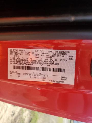 2023 FORD F250 SUPER DUTY 1FT8X2BA3PEC01825