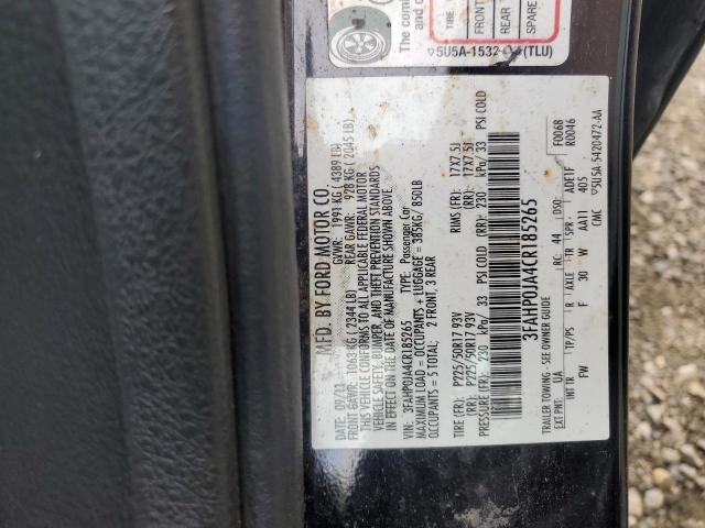 2012 FORD FUSION #3296367110
