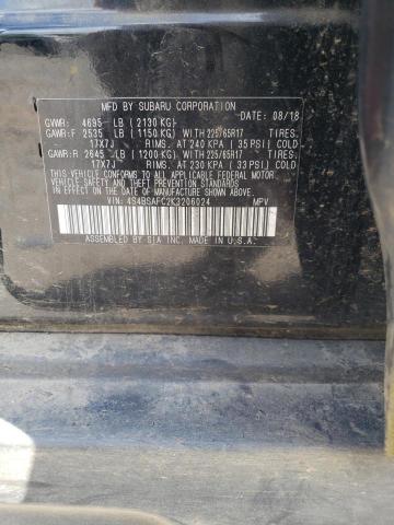 2019 SUBARU OUTBACK 2. - 4S4BSAFC2K3206024