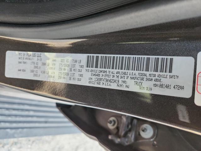 2019 RAM 1500 LIMIT 1C6SRFHT9KN623419