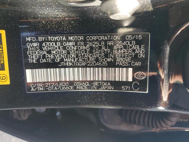 2015 LEXUS ES 350 JTHBK1GGXF2204635