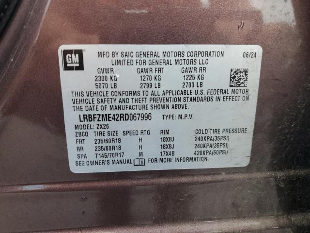 2024 BUICK ENVISION P LRBFZME42RD067996