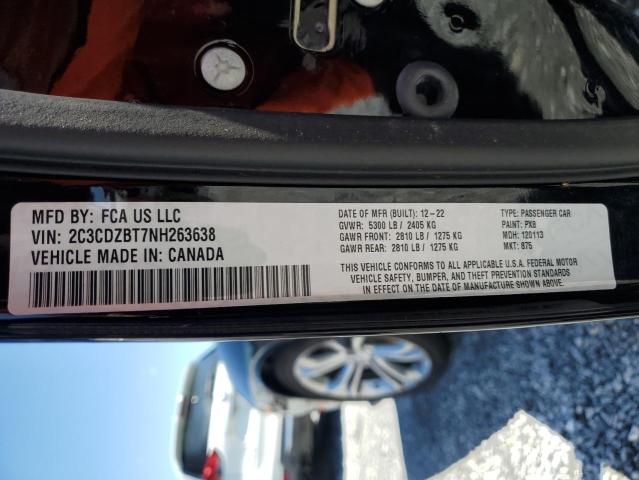 2022 DODGE CHALLENGER 2C3CDZBT7NH263638