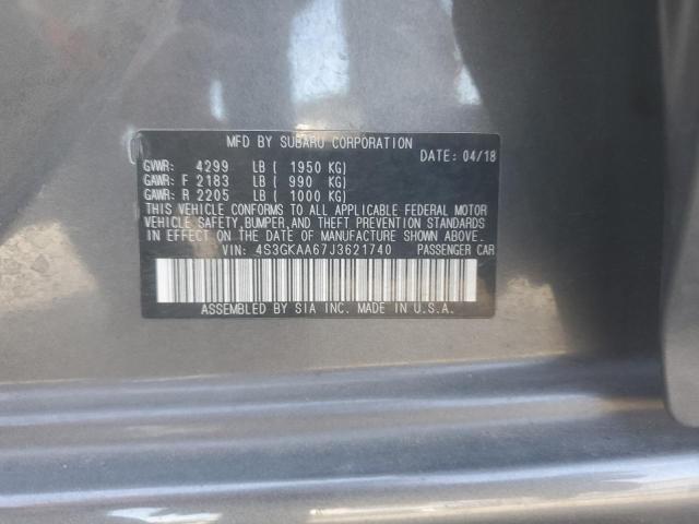 2018 SUBARU IMPREZA - 4S3GKAA67J3621740