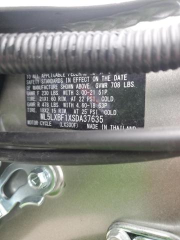 2025 KAWASAKI KLX300 F ML5LXBF1XSDA37635