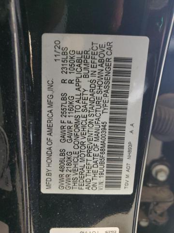 2021 ACURA TLX ADVANC 19UUB5F68MA003945
