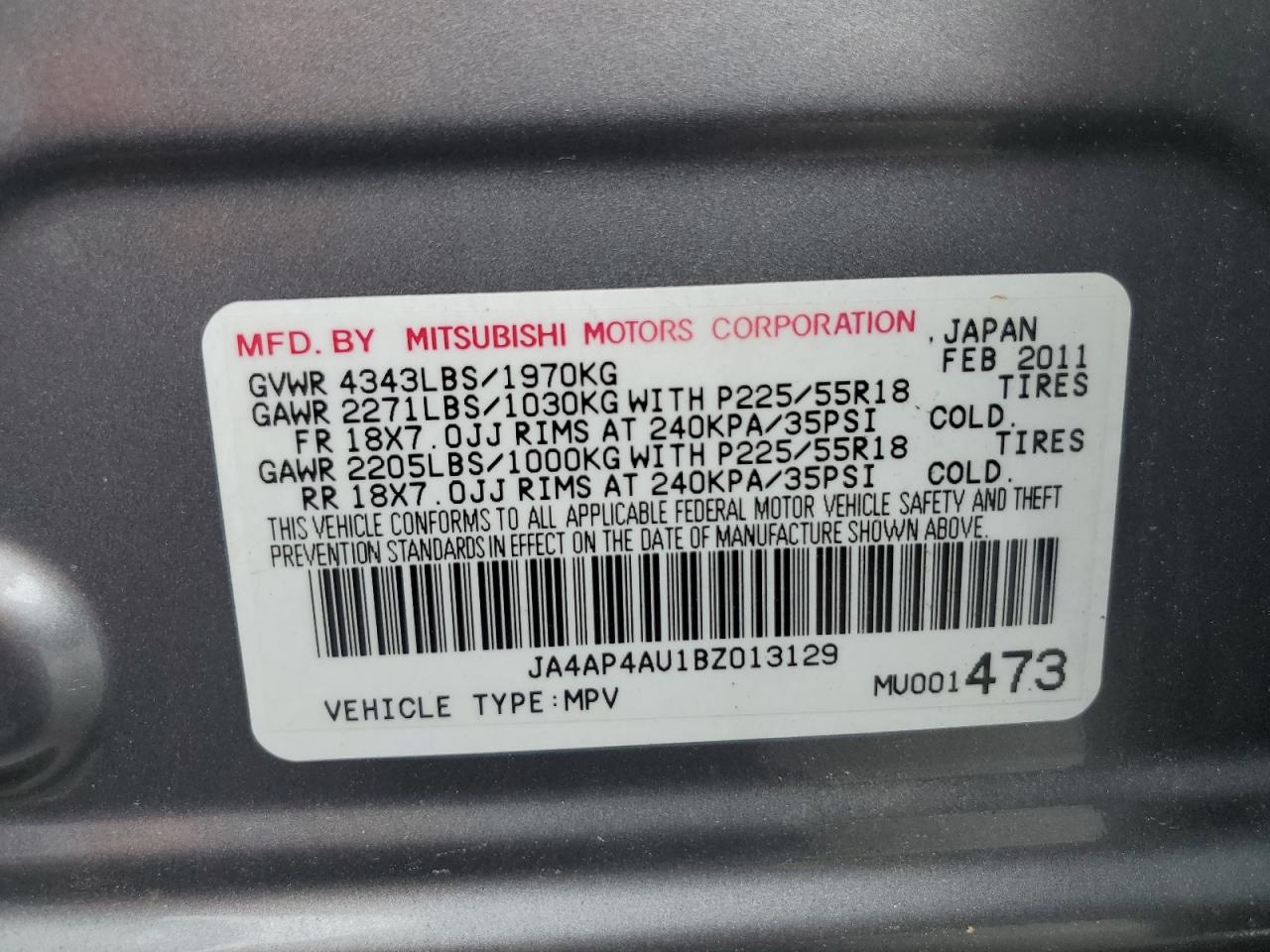 MITSUBISHI OUTLANDER SE