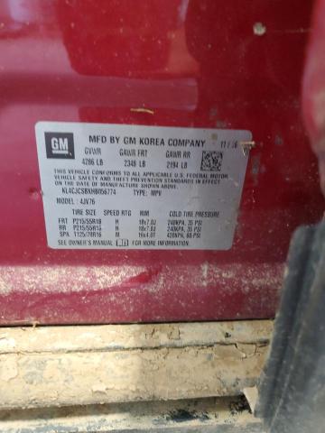 2017 BUICK ENCORE ESS KL4CJCSBXHB056774