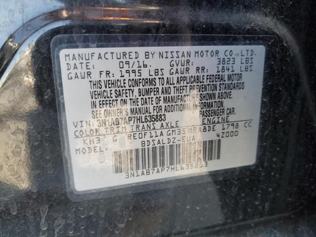 2017 NISSAN SENTRA S - 3N1AB7AP7HL635883