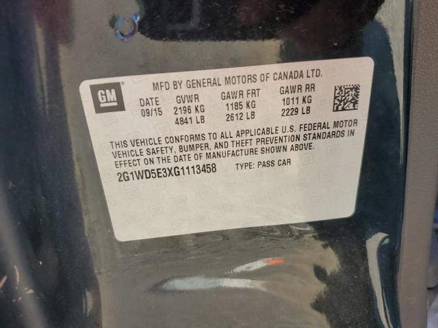 2016 CHEVROLET IMPALA LIM - 2G1WD5E3XG1113458