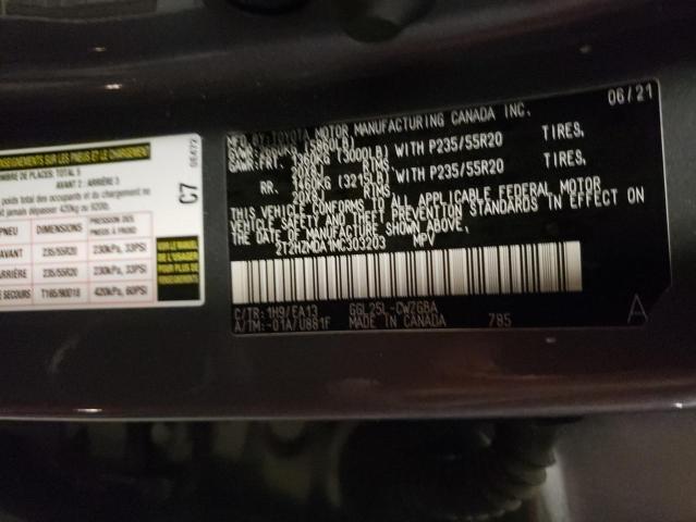 2021 LEXUS RX 350 - 2T2HZMDA1MC303203