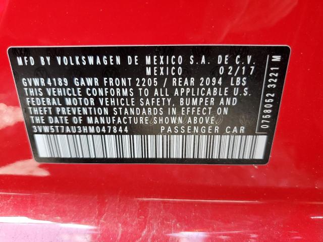 2017 VOLKSWAGEN GTI S 3VW5T7AU3HM047844