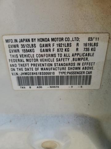 2011 HONDA FIT SPORT - JHMGE8H61BS006810