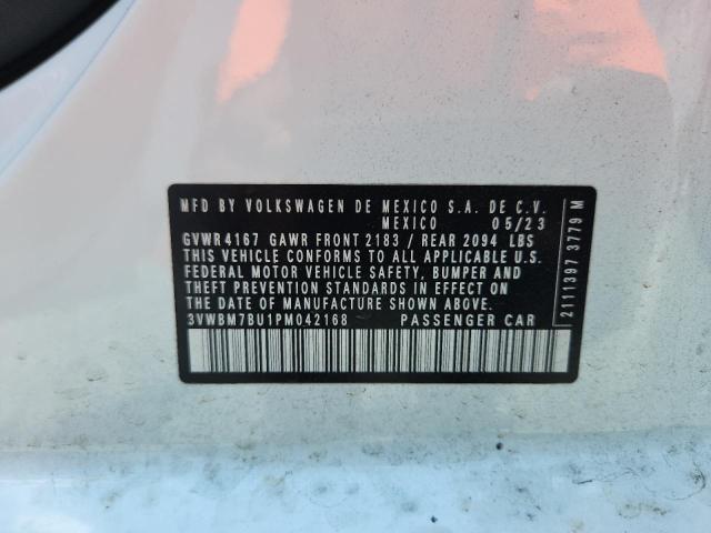 2023 VOLKSWAGEN JETTA SPOR 3VWBM7BU1PM042168