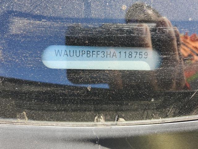 2017 AUDI A3 E-TRON WAUUPBFF3HA118759