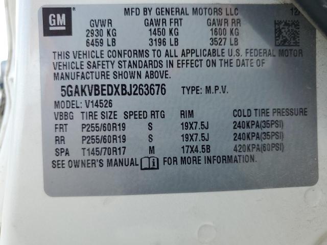 2011 BUICK ENCLAVE CX - 5GAKVBEDXBJ263676