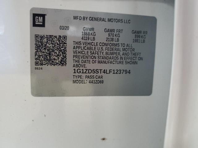 2020 CHEVROLET MALIBU LT - 1G1ZD5ST4LF123794
