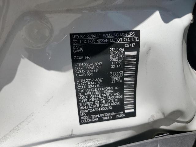 2017 NISSAN ROGUE S - KNMAT2MV4HP600973