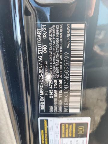 2021 MERCEDES-BENZ C 300 W1KWK8DB7MG095299