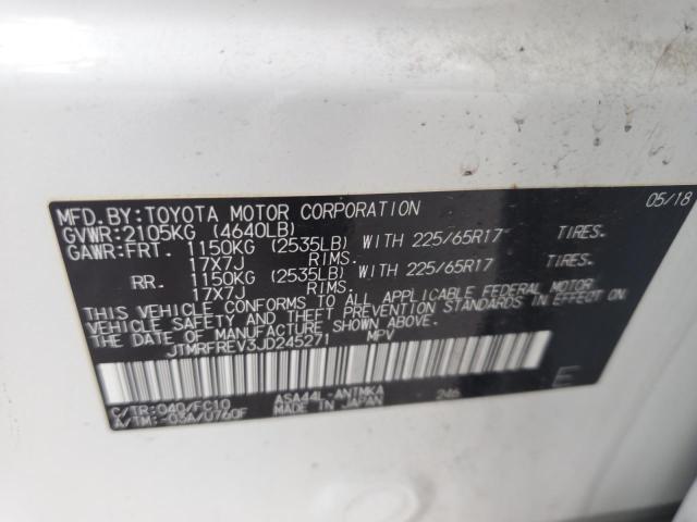 2018 TOYOTA RAV4 ADVEN - JTMRFREV3JD245271