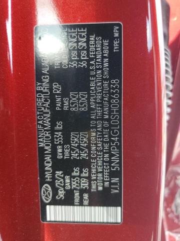 2025 HYUNDAI SANTA FE C 5NMP54GL0SH086338