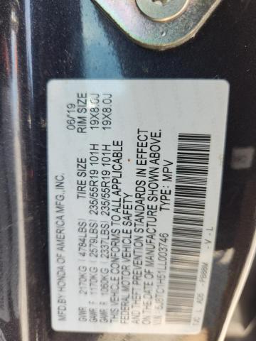 2020 ACURA RDX TECHNO 5J8TC1H51LL003746