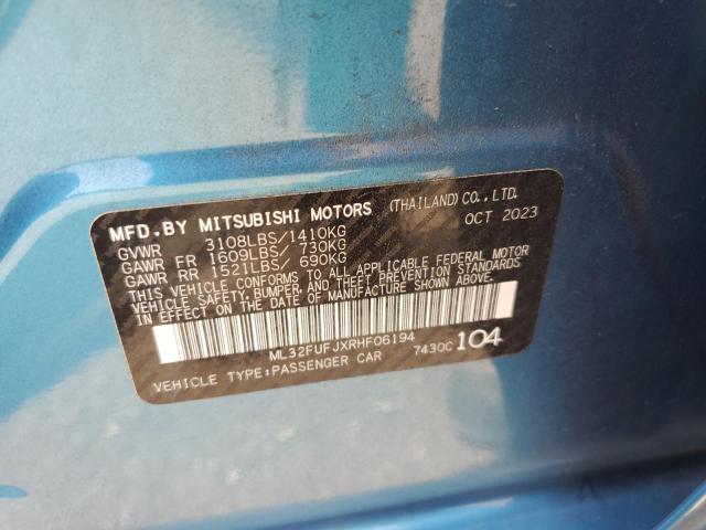 2024 MITSUBISHI MIRAGE G4 ML32FUFJXRHF06194