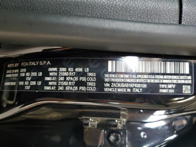 2019 JEEP RENEGADE S ZACNJBAB1KPK06100