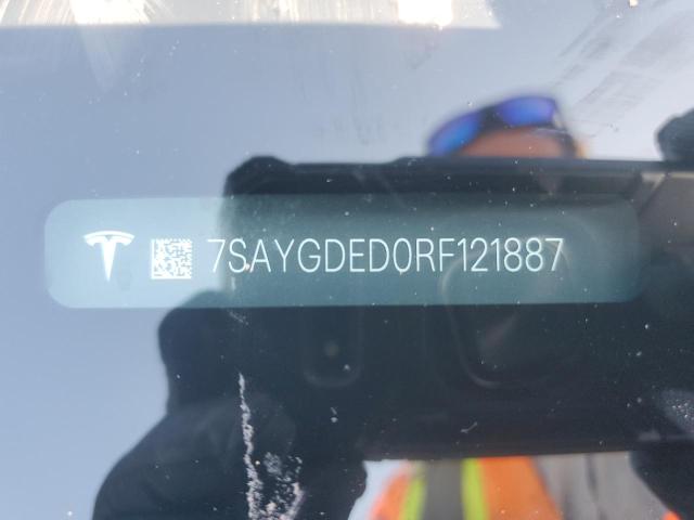 2024 TESLA MODEL Y 7SAYGDED0RF121887
